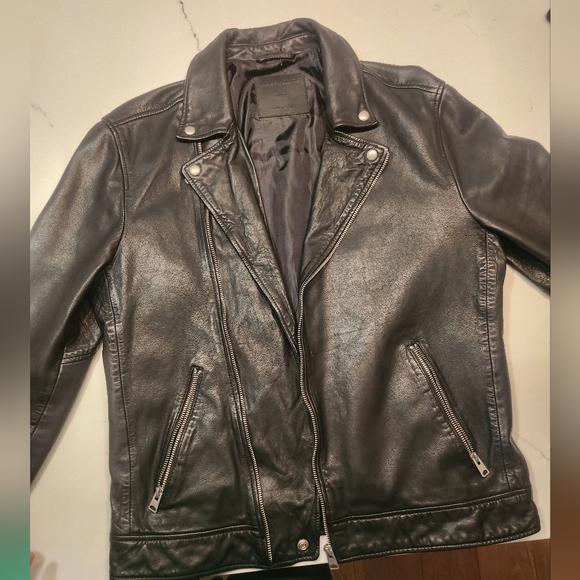Allsaints Leather jacket - Picture 2 of 2